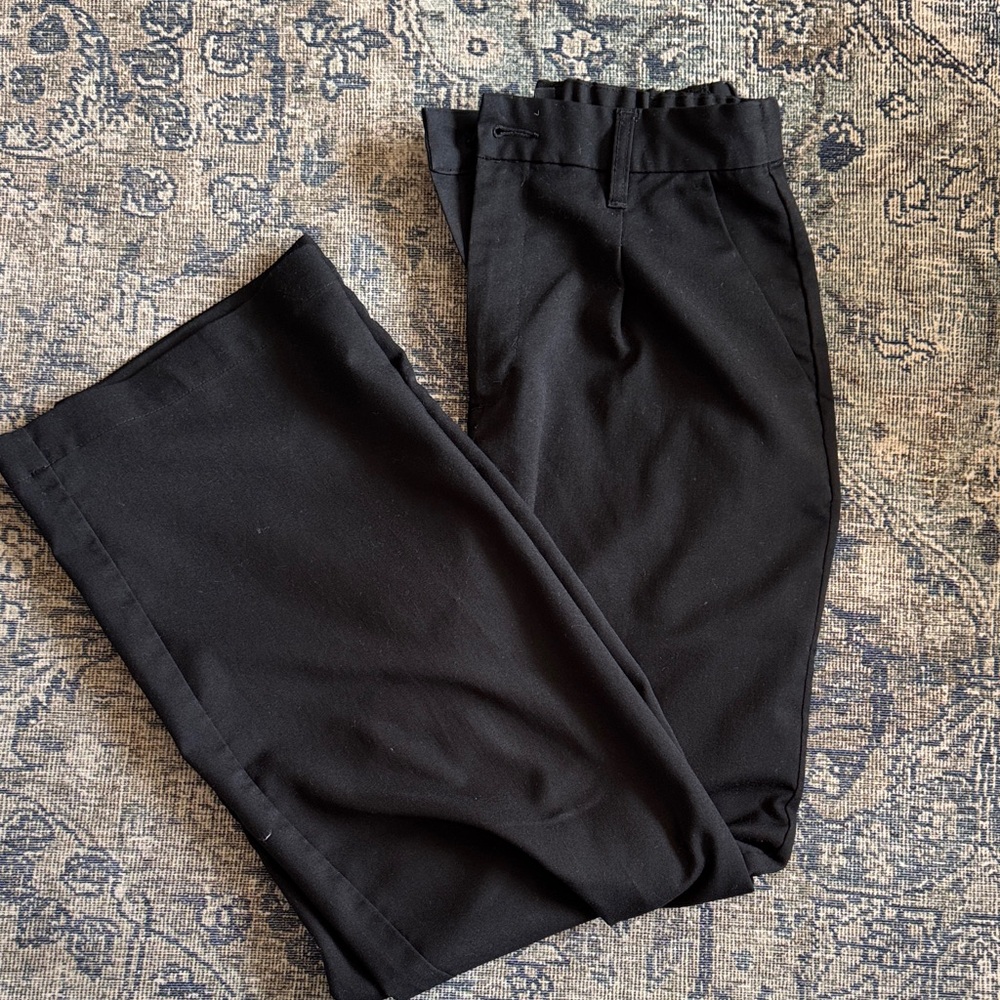 H&M Black Women's Straight Leg Trousers